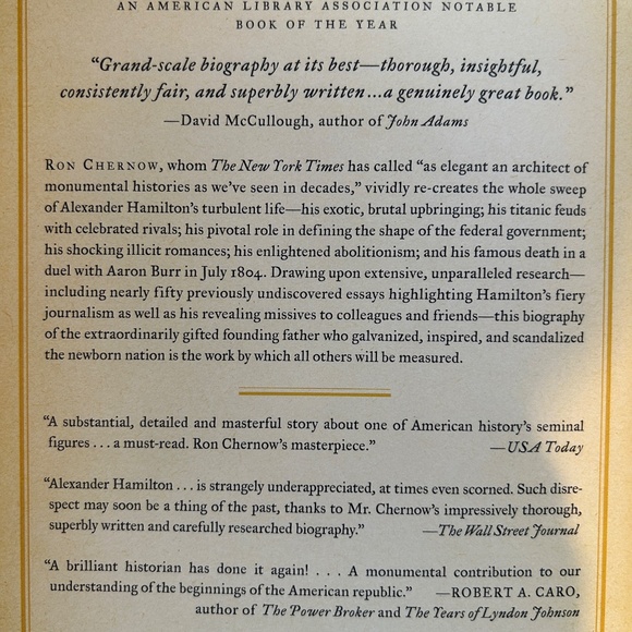 Alexander Hamilton by Ron Chernow - The Inspiration for the Hit Broadway Musical - Picture 3 of 8